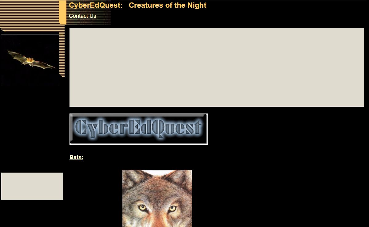 CyberEdQuest: Creatures of the Night