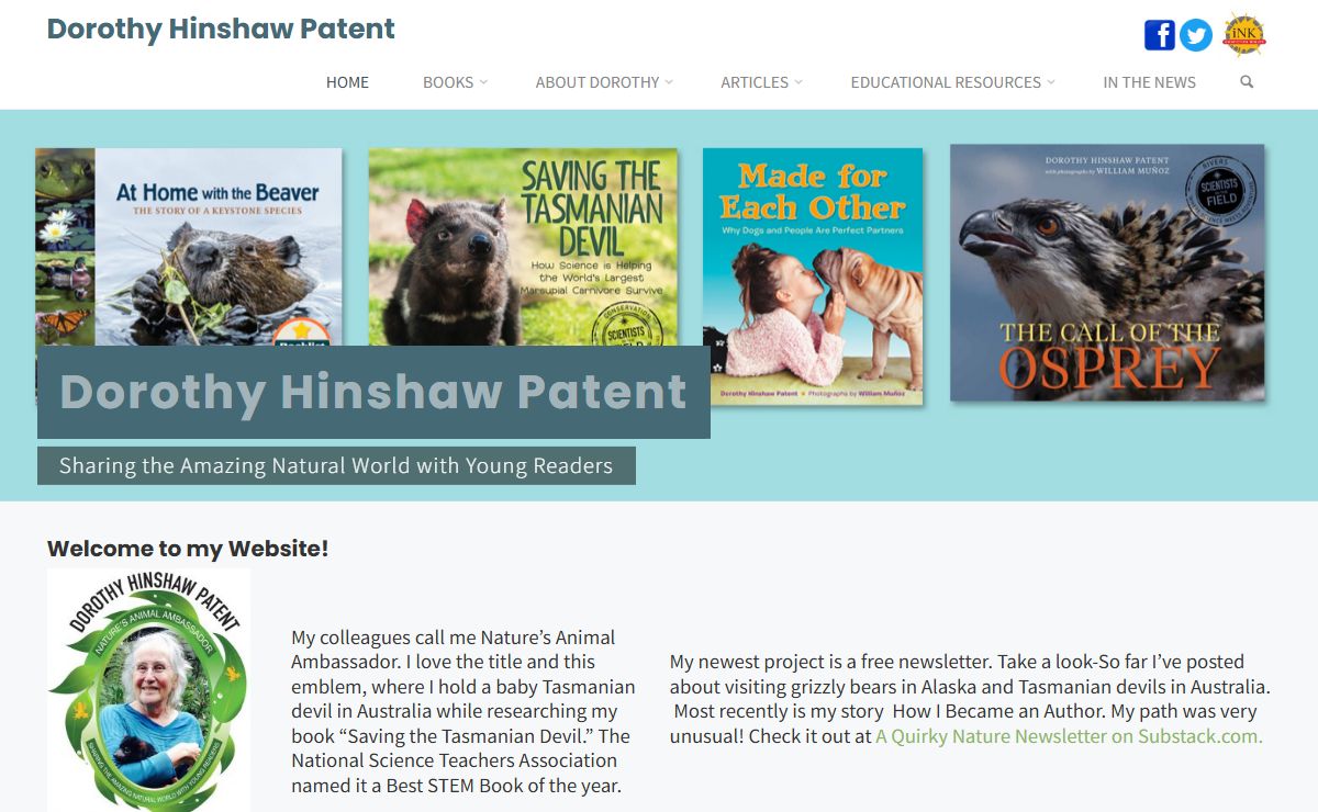 Children's Nonfiction Book Author - Dorothy Hinshaw Patent