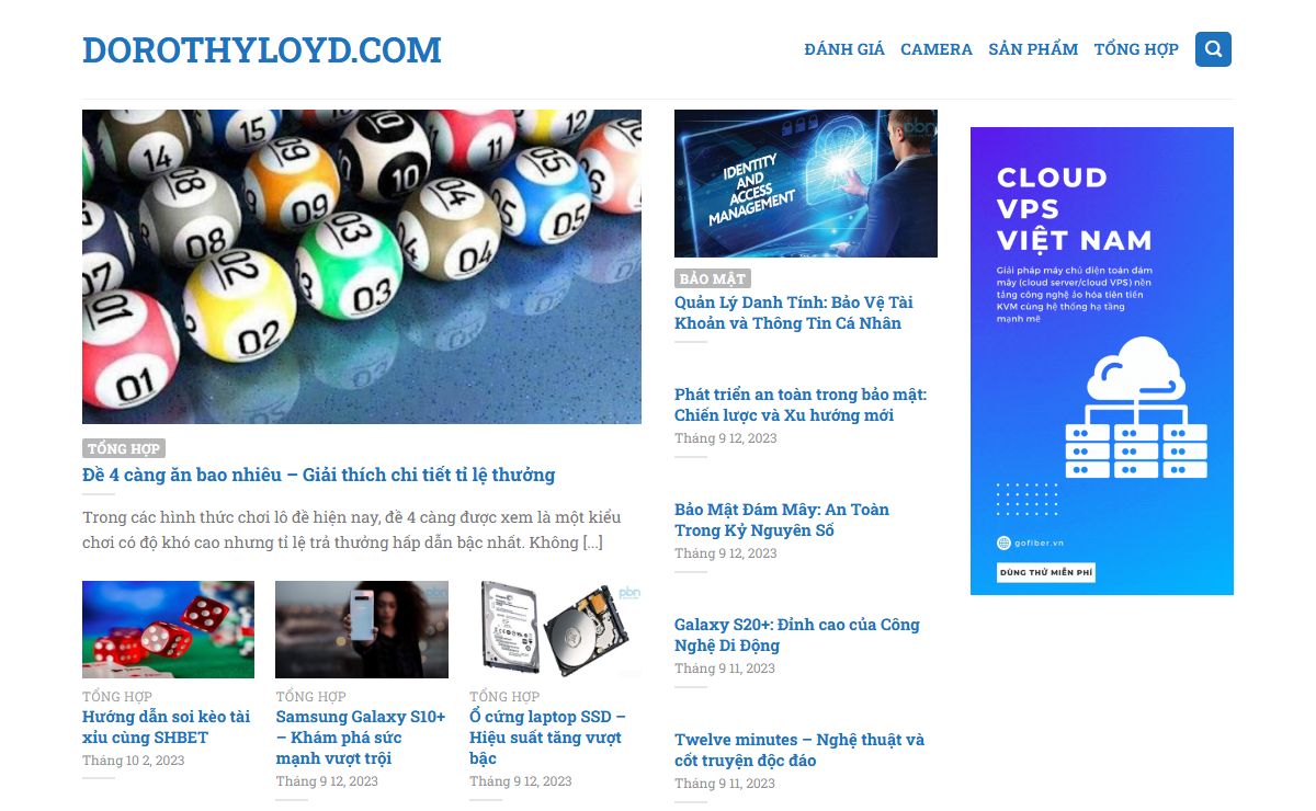 Trang Chủ - dorothyloyd.com
