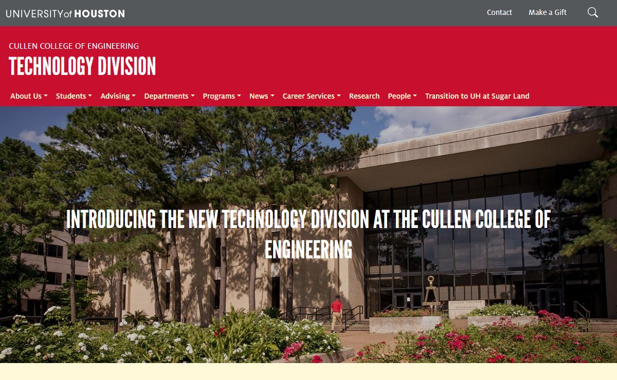 University of Houston Cullen College of Engineering — Technology Division