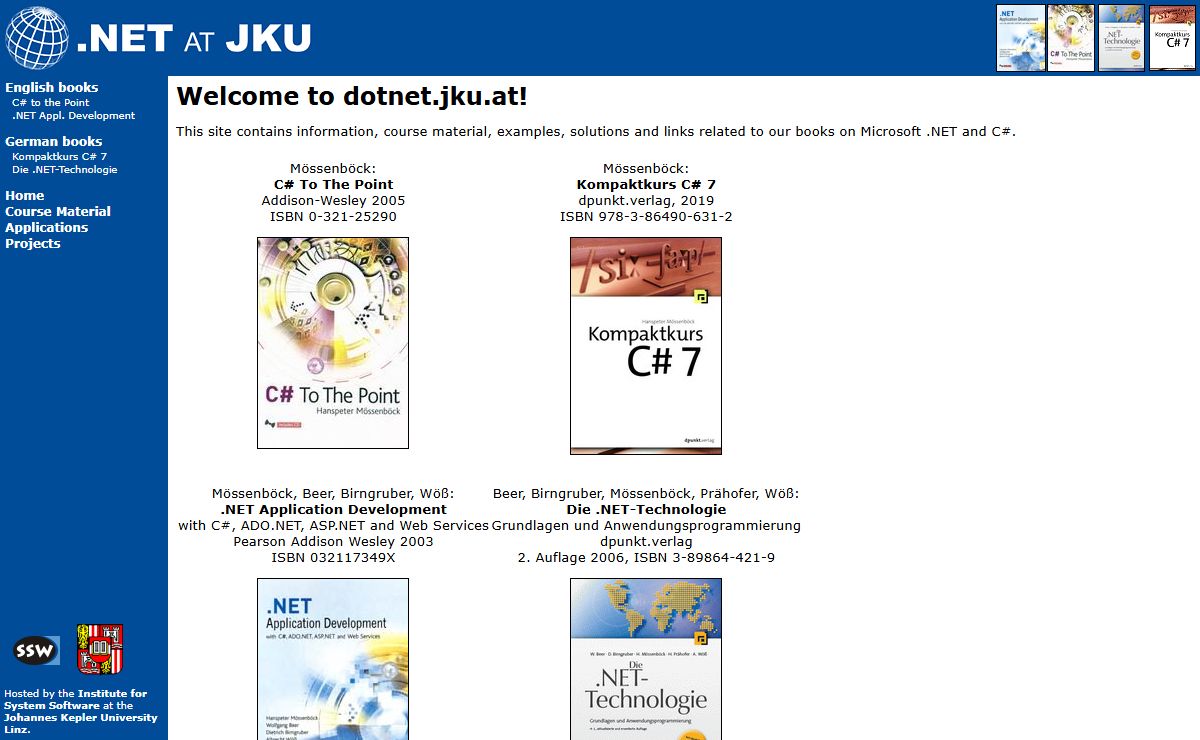 .NET at JKU