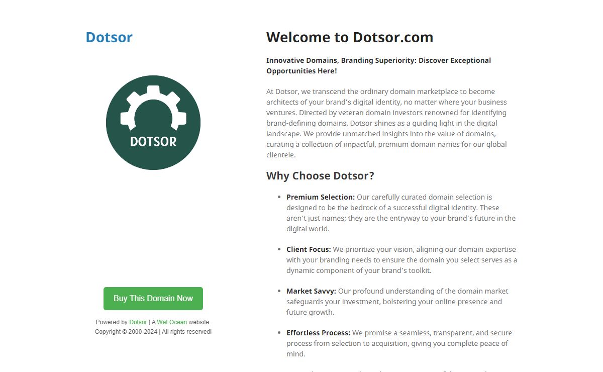 Dotsor | dotsor.com