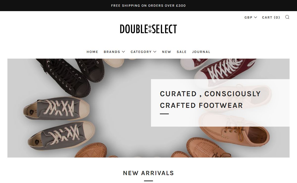 Double Select | Curated, consciously crafted footwear
