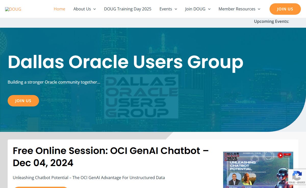 DOUG – Dallas Oracle Users Group