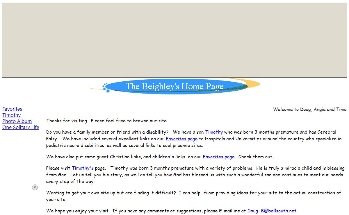 The Beighley's Home Page