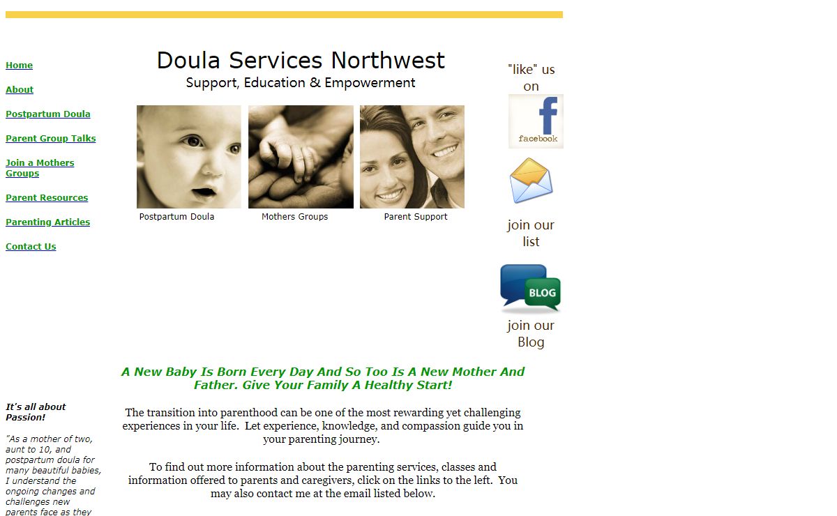 Doula Services Northwest Postpartum Doula Service – Doulaservicesnw.com
