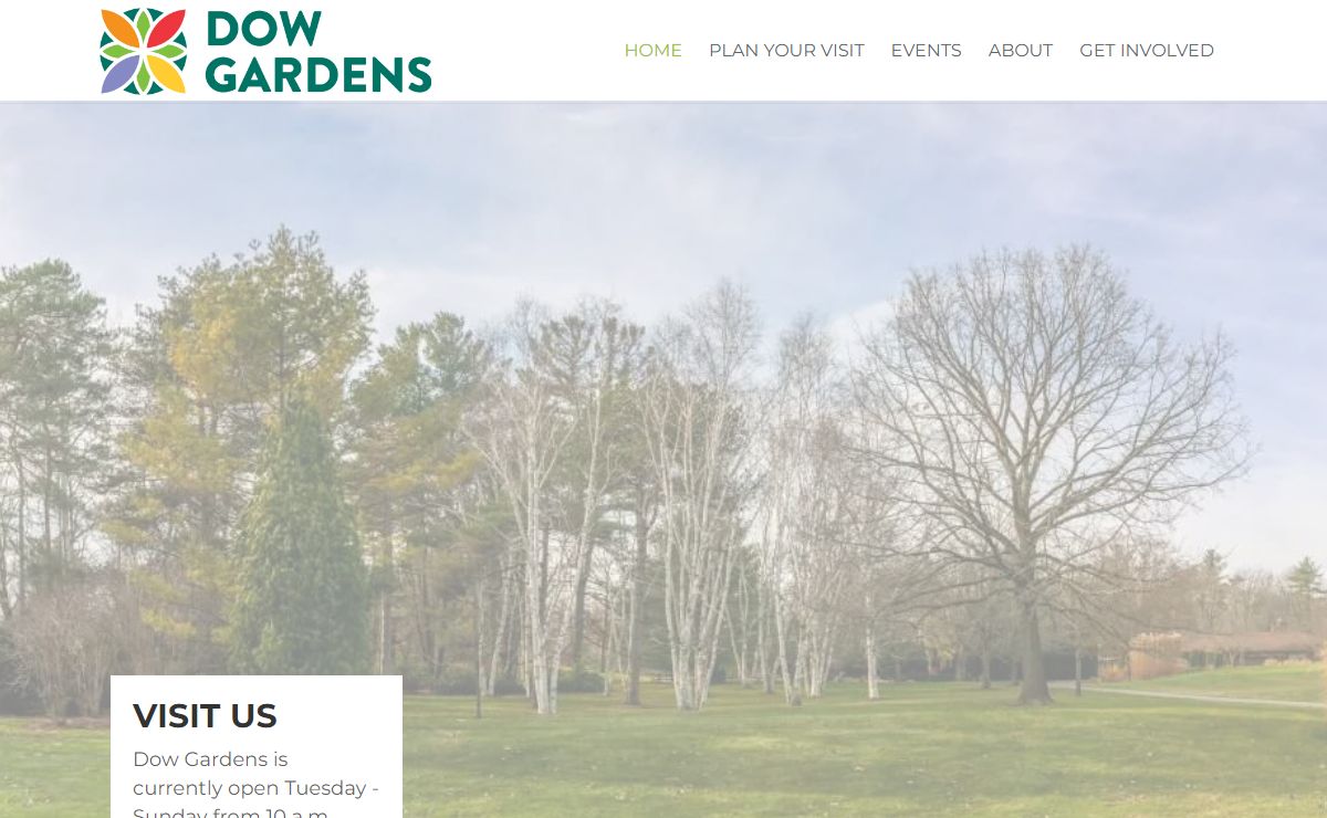 _Homepage - Dow Gardens
