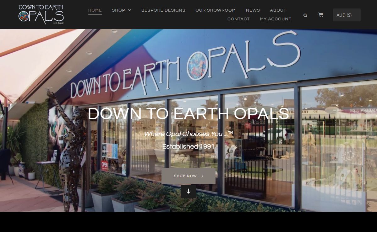 Down to Earth Opals - Home of the Black Opal - Lightning Ridge