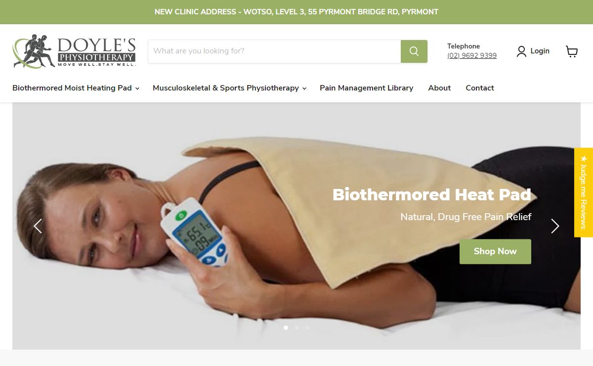 Doyles Physio Pyrmont & Biothermored Heating Pad — DoylesPhysio