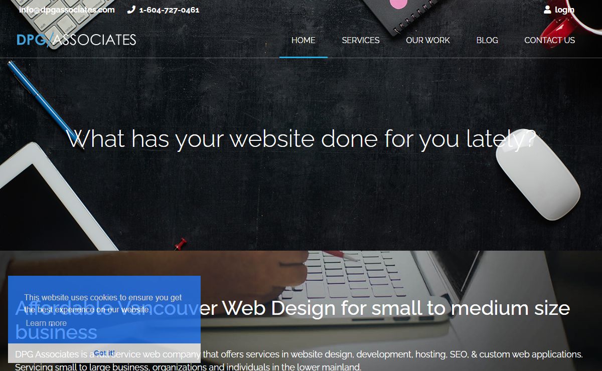 Vancouver Web Design, SEO and Video Production | DPG Associates Web Design