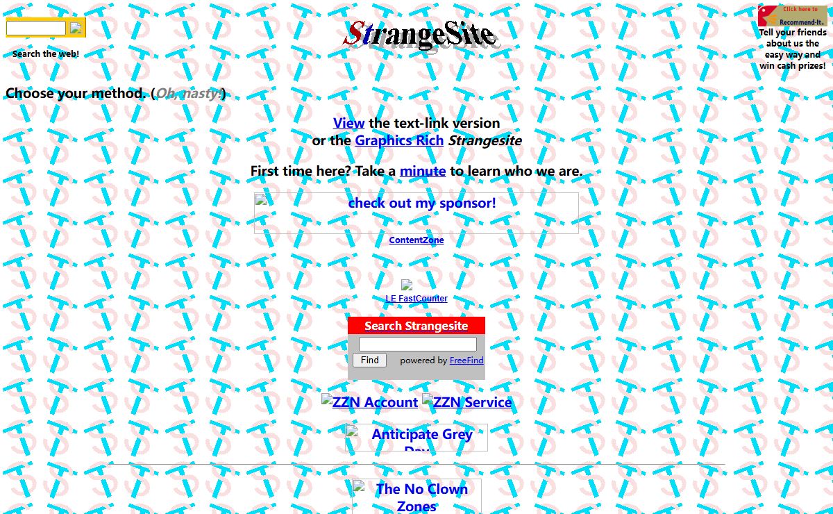 Preparing to enter Strangesite
