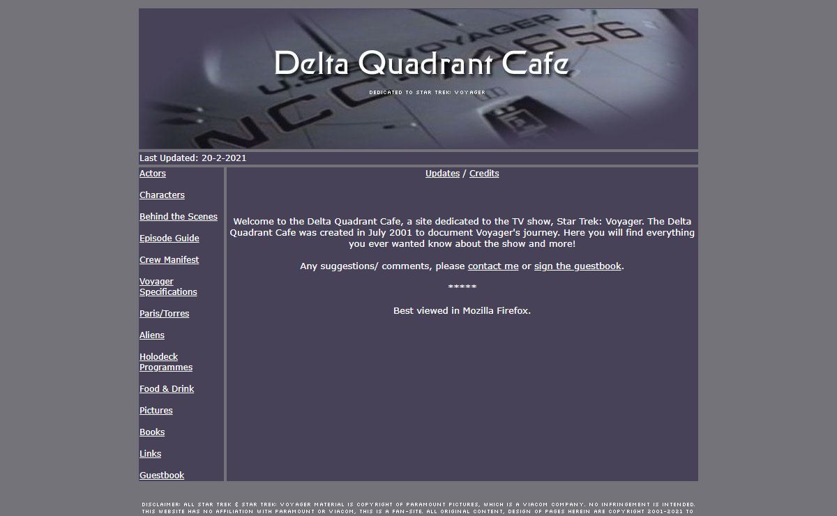 Delta Quadrant Cafe