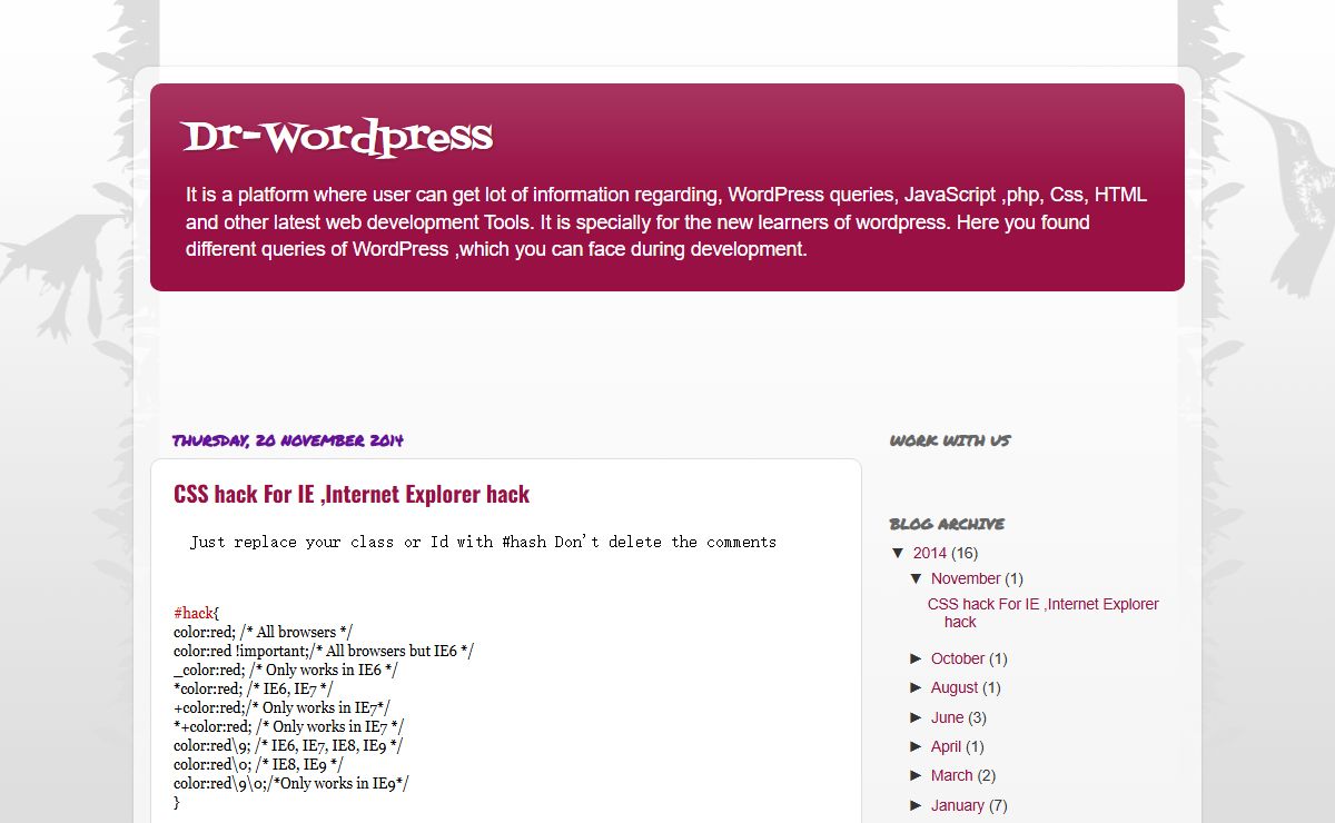 Dr-Wordpress