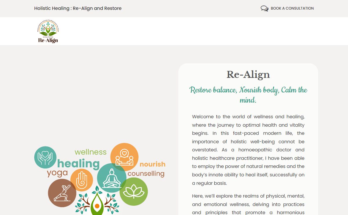 Re-Align - Dr. Abhay Talwalkar [M.D.] and Dr. Manoti Talwalkar [M.D.]