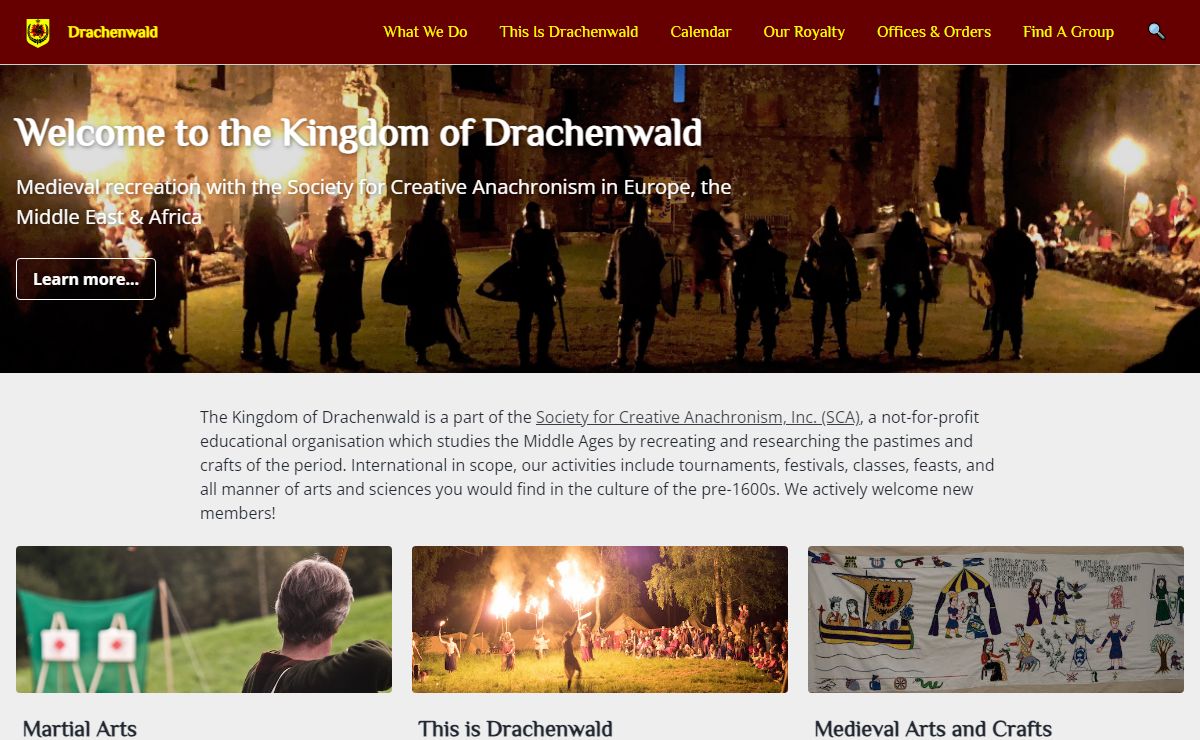 Welcome to the Kingdom of Drachenwald - Drachenwald