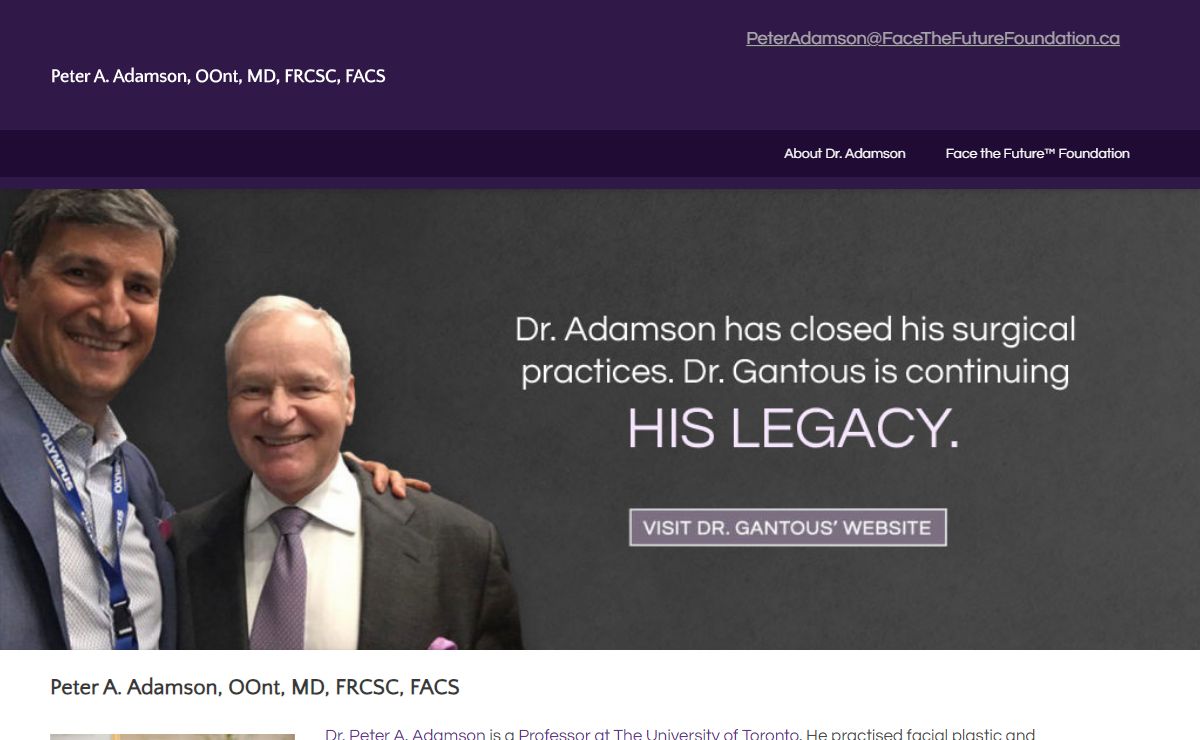 Adamson MD Associates | Toronto Facial Plastic Surgery | Dr. Adamson Rhinoplasty Expert