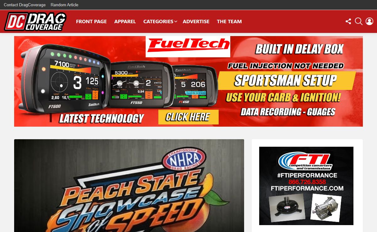 DragCoverage - Your #1 Source for Drag Racing News and Results