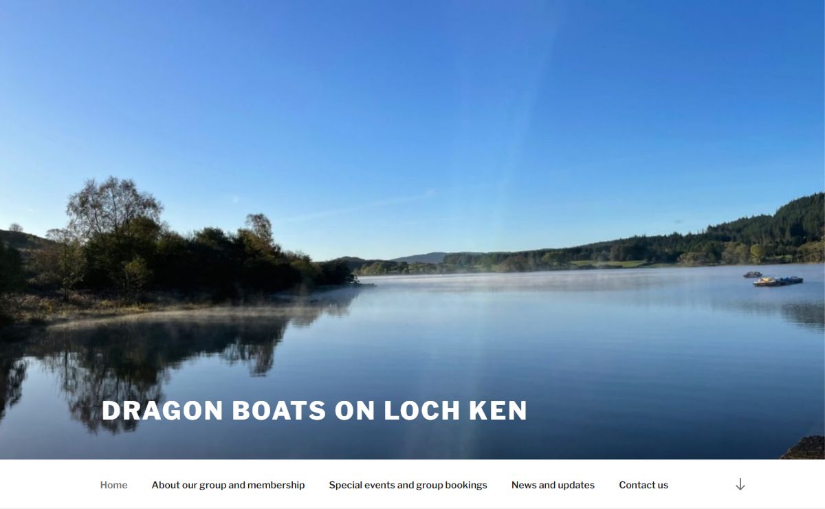 Dragon Boats on Loch Ken