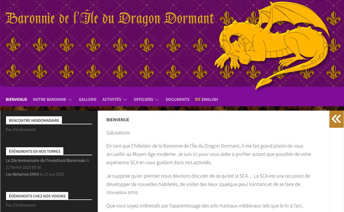 Barony of l'Île du Dragon Dormant