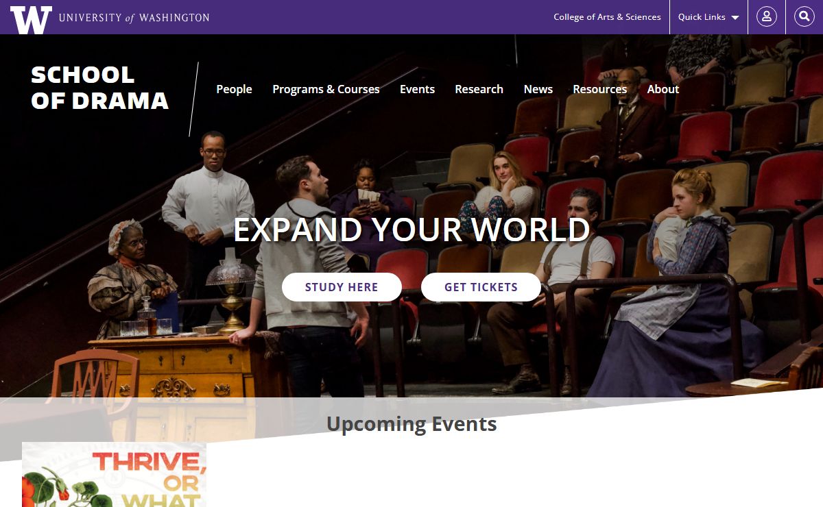 School of Drama | University of Washington