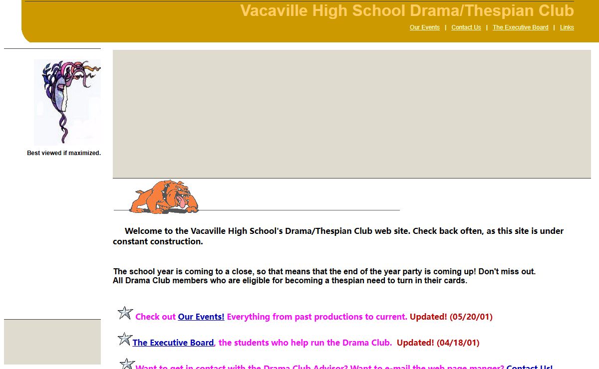 Vacaville High School Drama/Thespian Club
