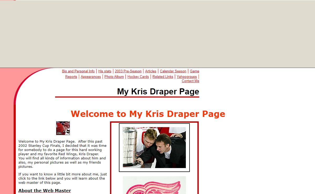 My Kris Draper Page