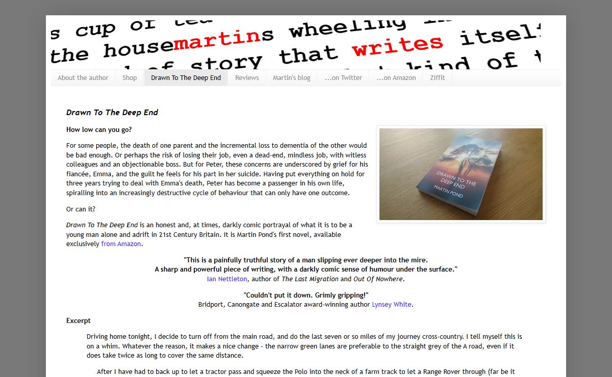 Martin writes...: Drawn To The Deep End