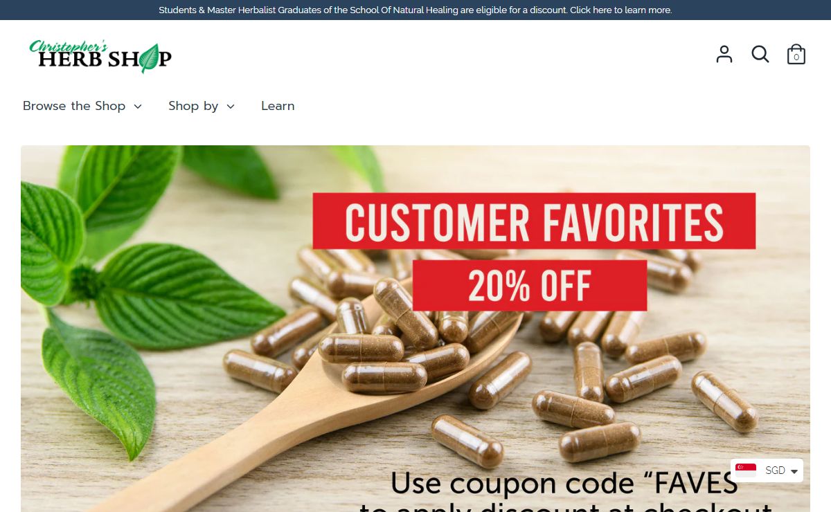 Dr. Christopher's Herb Shop