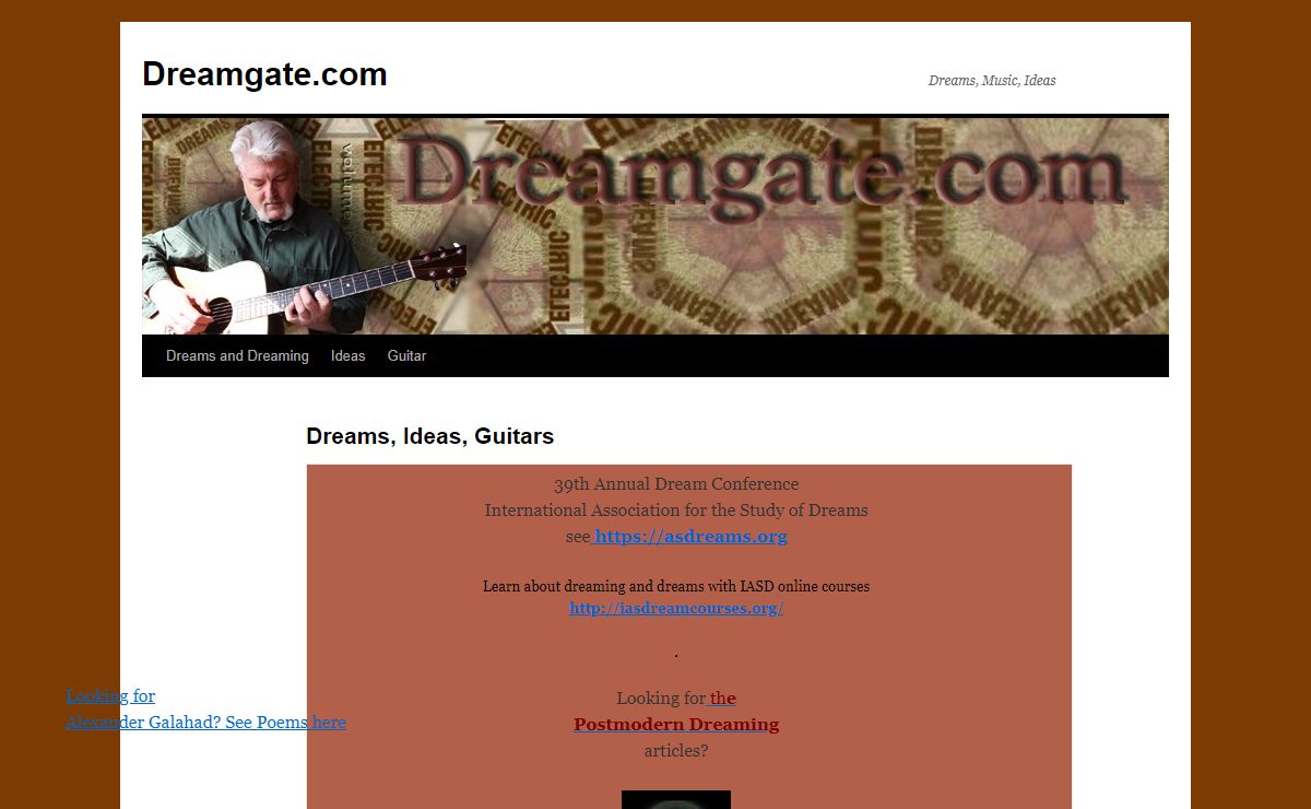Dreamgate.com | Dreams, Music, Ideas