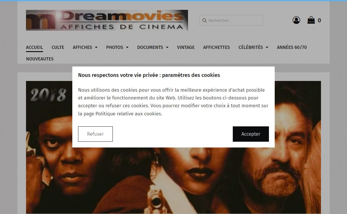 dreammovies.net affiches de cinéma originales françaises de films.