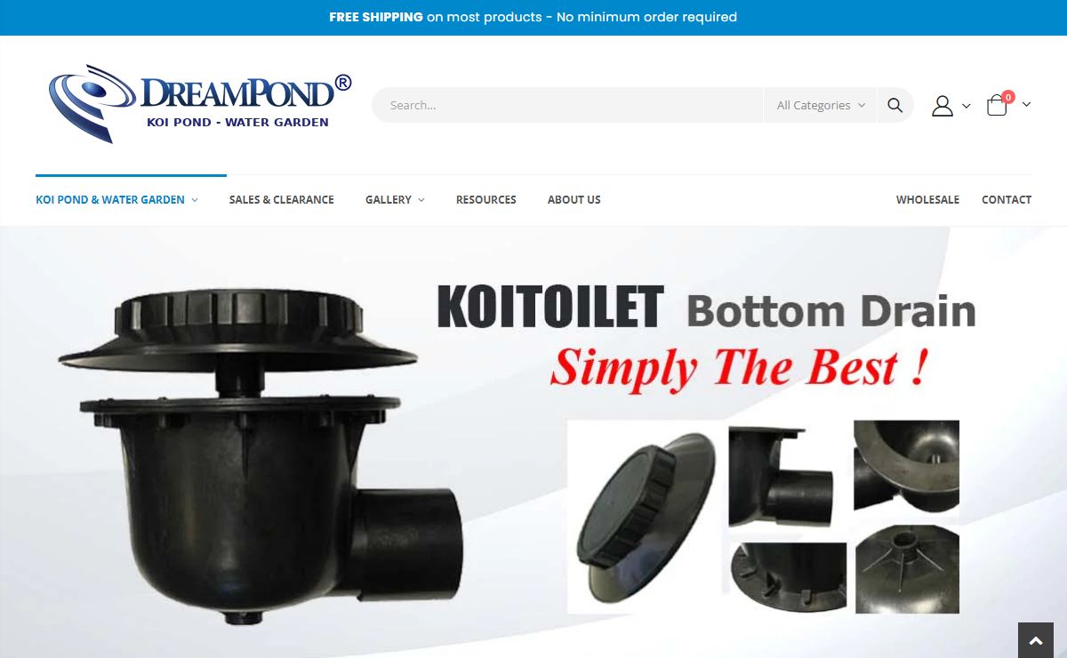 Dreampond.com - Koi Pond and Water Garden Supplies