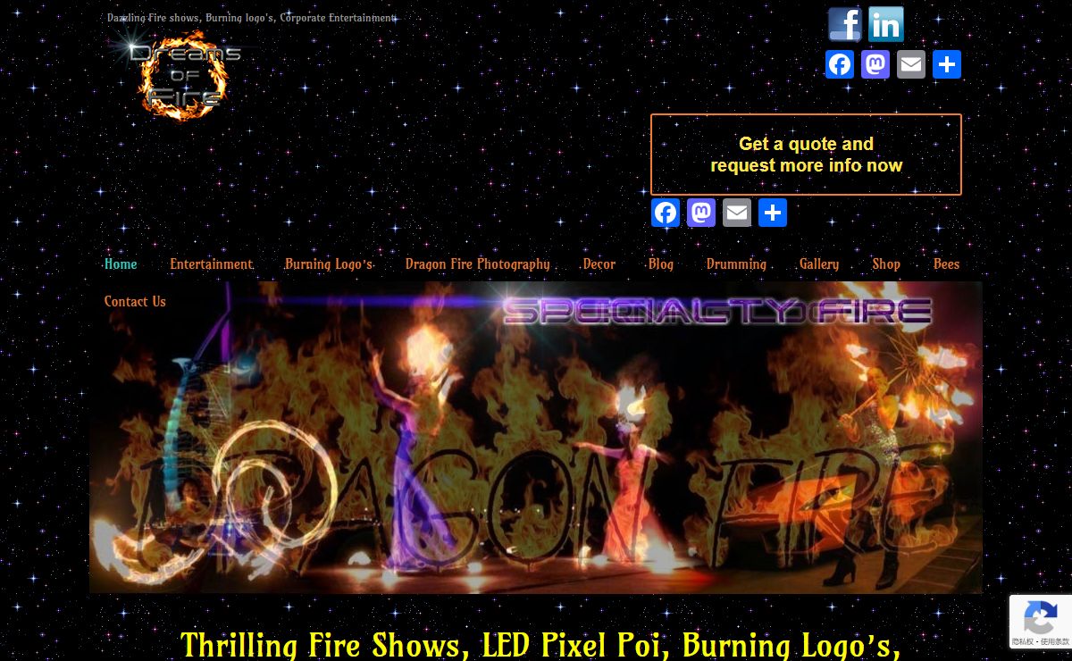 Fire Dancing Entertainment and Burning Logo’s in South Africa by Dreams of Fire