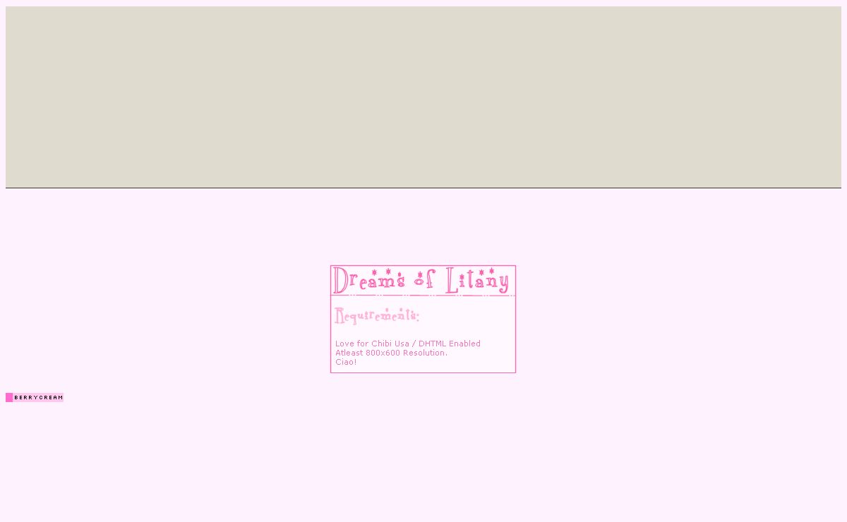 Dreams of Litany :: Splash.