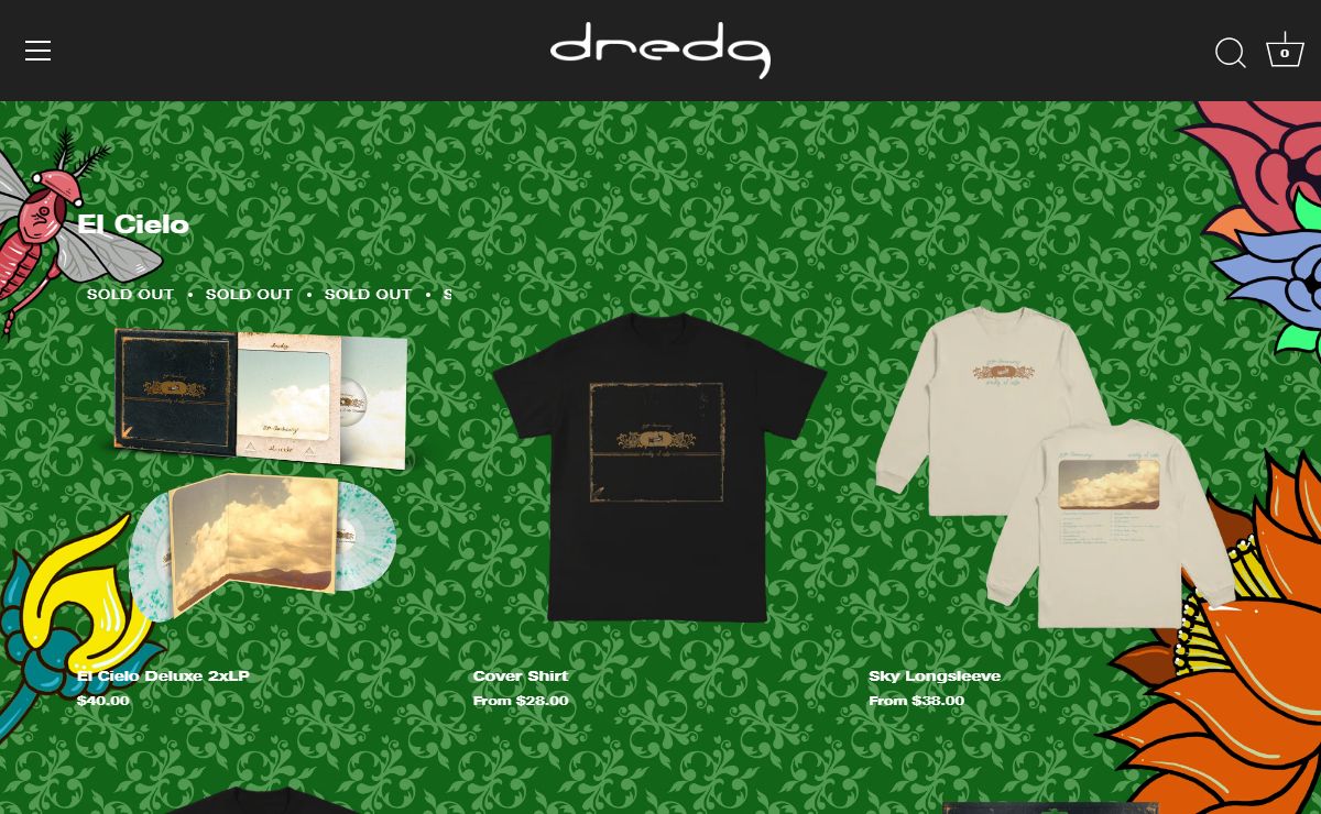 Dredg Store – dredg
