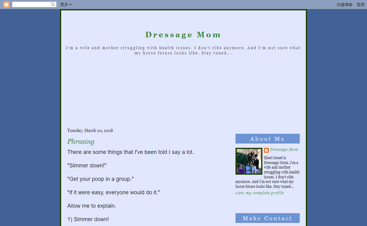 Dressage Mom