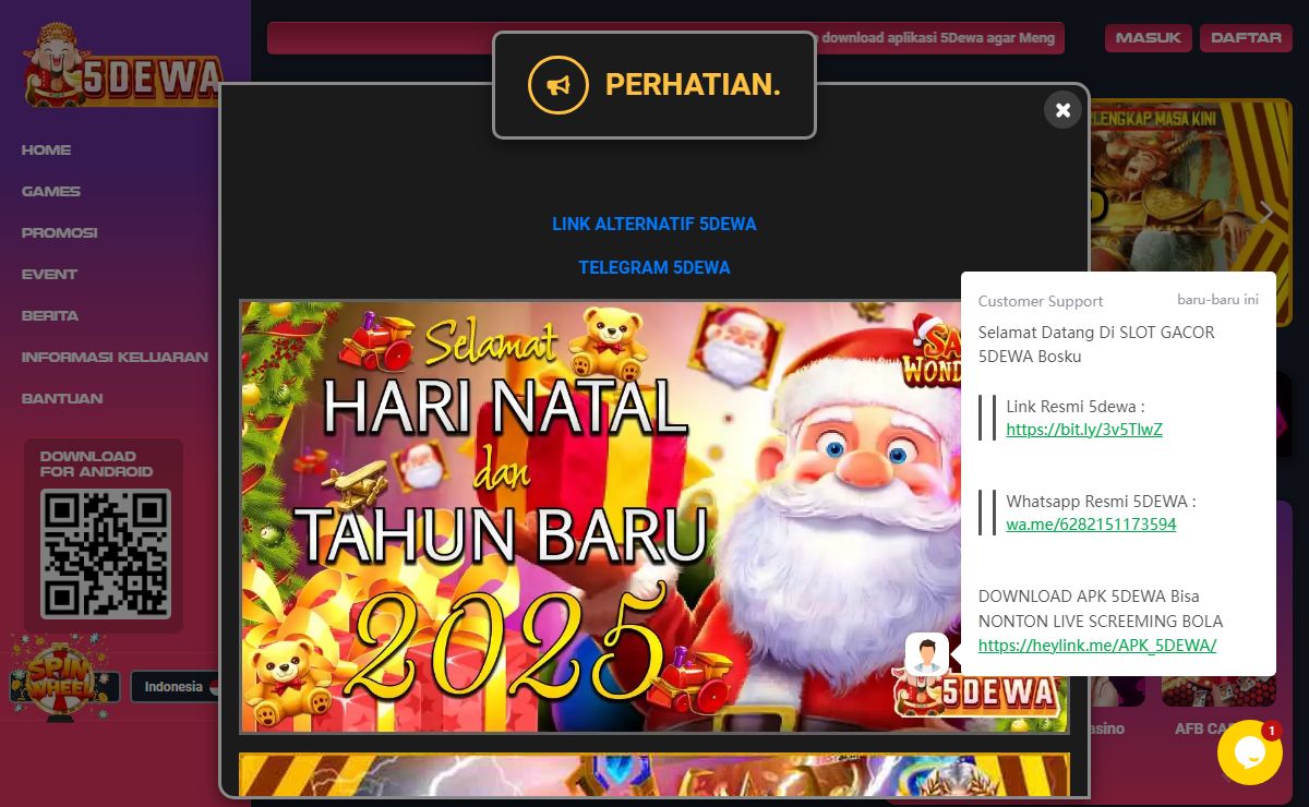 1 pesan baru