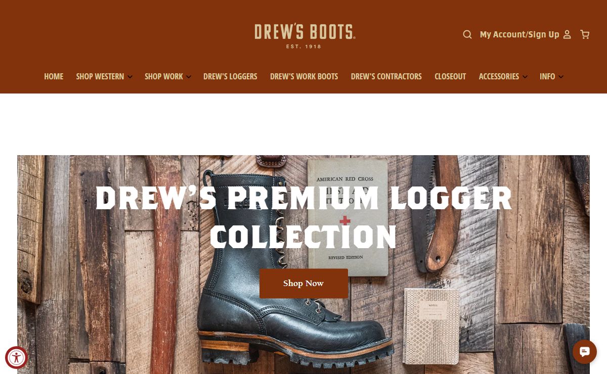 Drew's Boots | America's Boot Source Since 1918