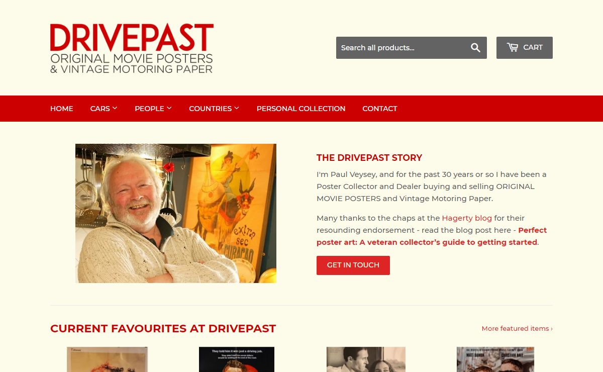 Drivepast.com - Original Movie Posters & Vintage Motoring Paper – Drivepast Original Movie Posters & Vintage Movie Paper