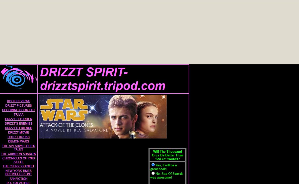 DRIZZT SPIRIT-drizztspirit.tripod.com