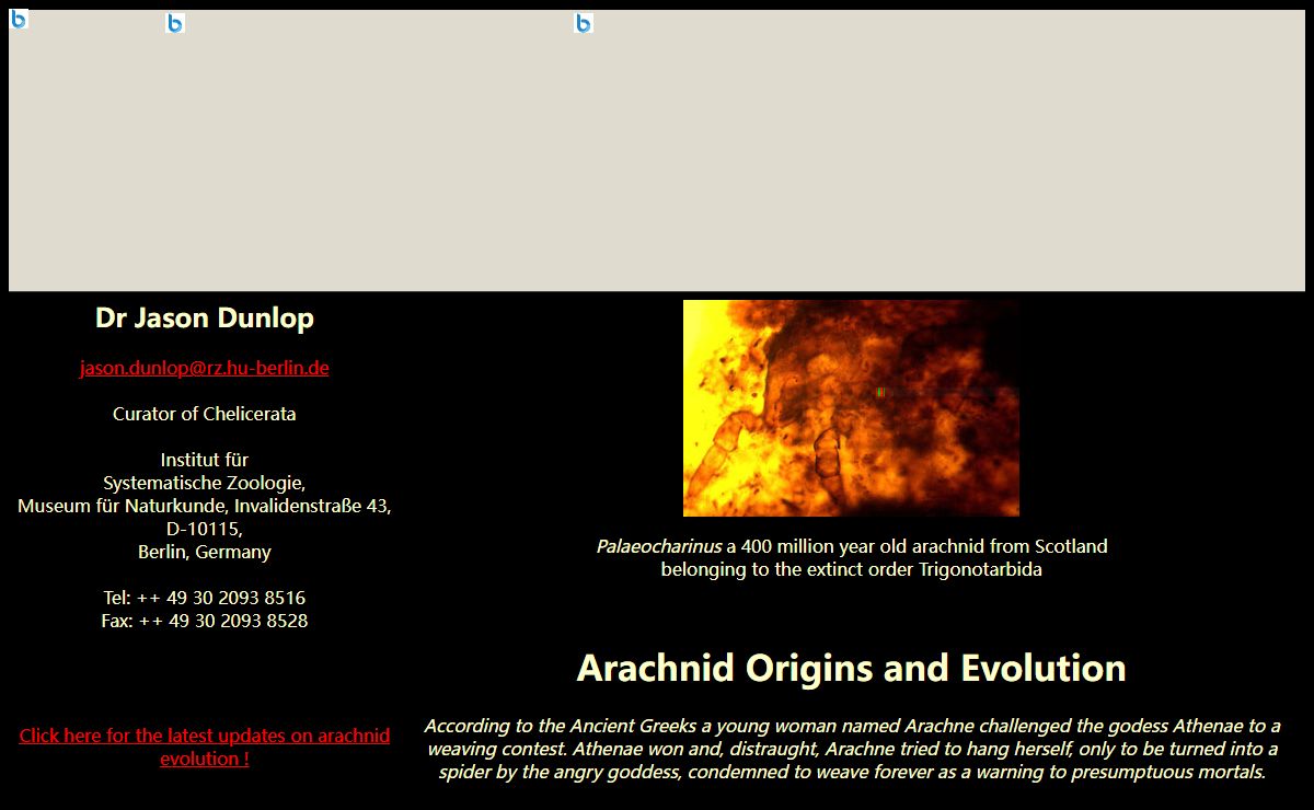 Arachnid Origins and Evolution