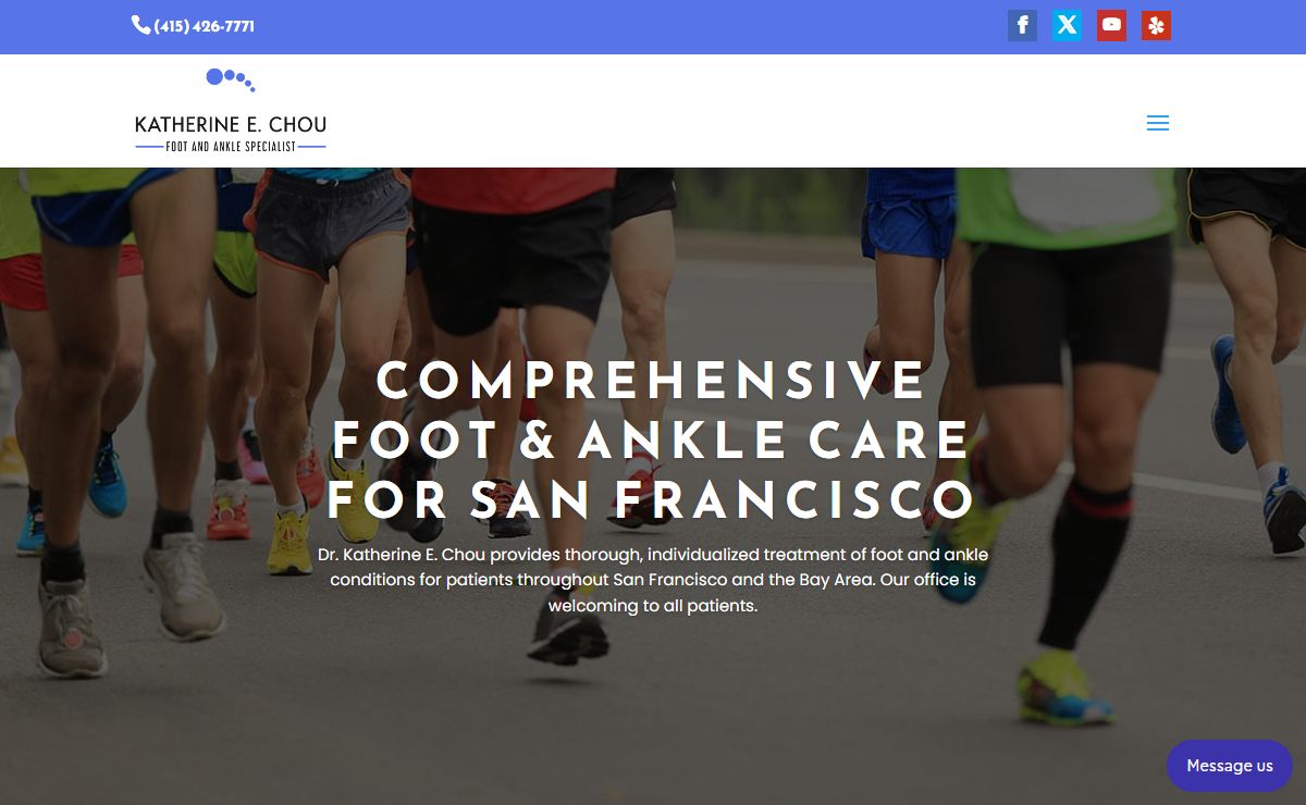 Top Podiatrist in San Francisco | Katherine E. Chou, DPM