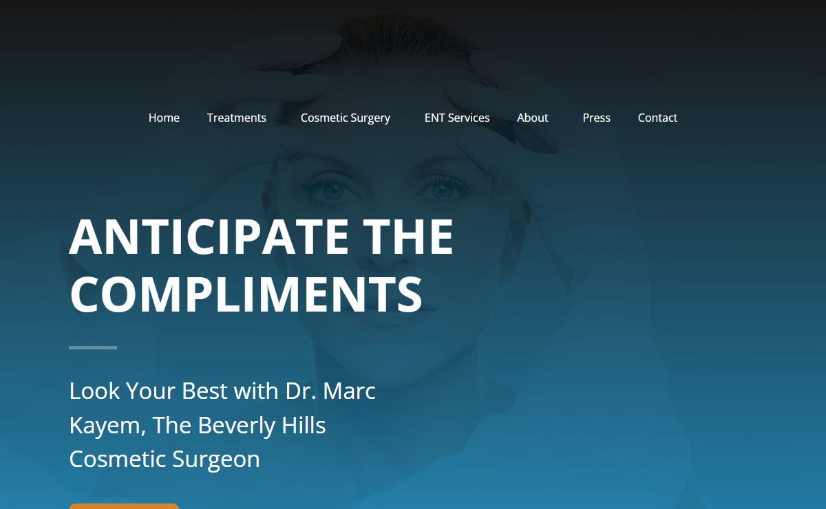 Dr. Marc Kayem, MD, FRCSC | The Beverly Hills Cosmetic Surgeon