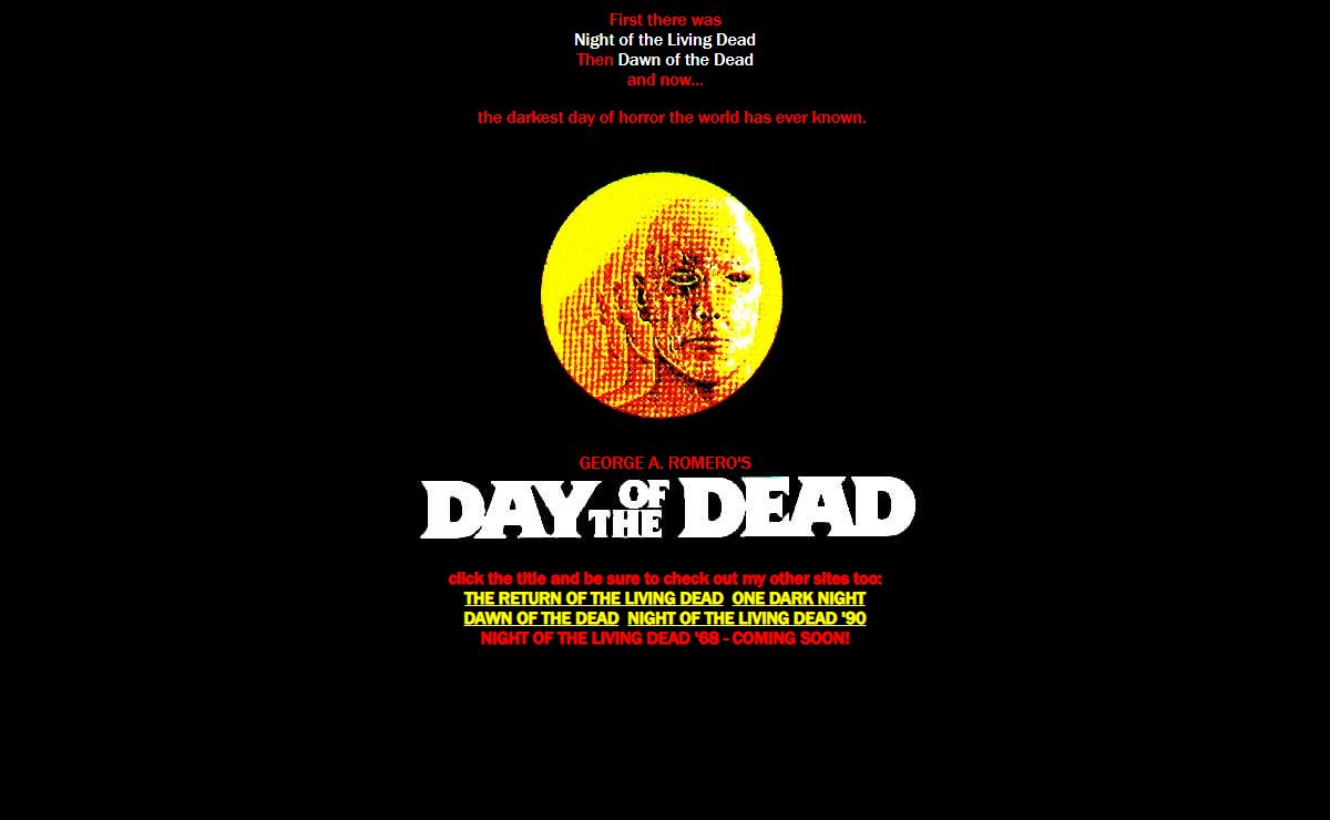 George A. Romero's DAY OF THE DEAD: The Ultimate Preservation Page