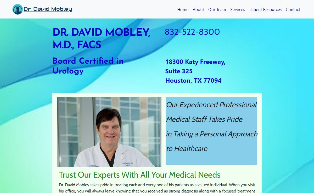 Home | Dr. David F. Mobley