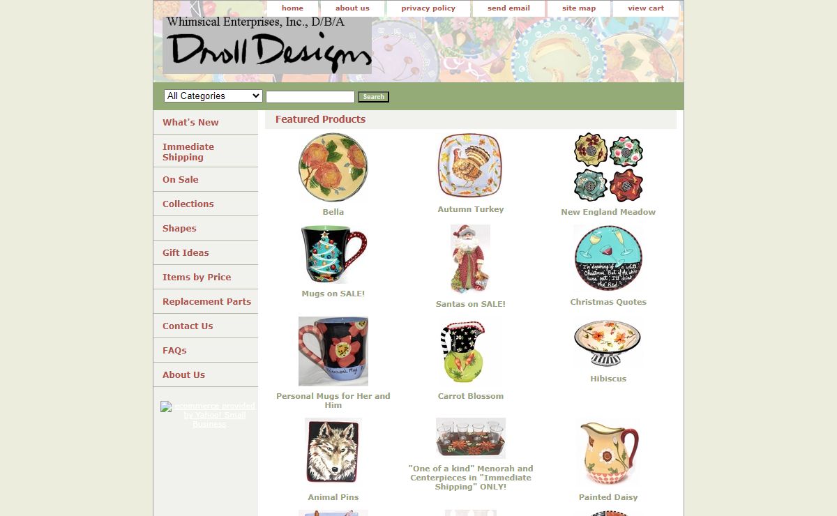 Droll Designs Handpainted Ceramics