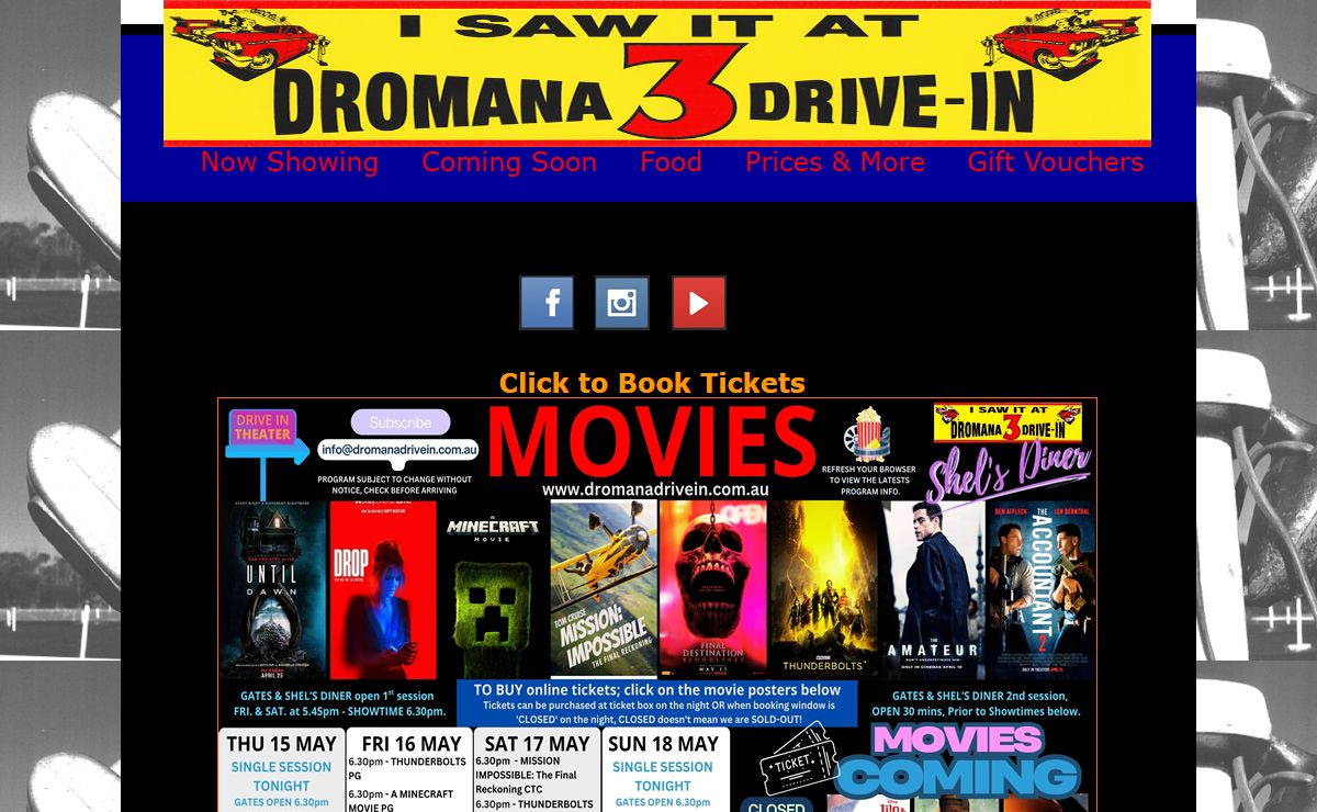 Dromana Drive-In Home Page