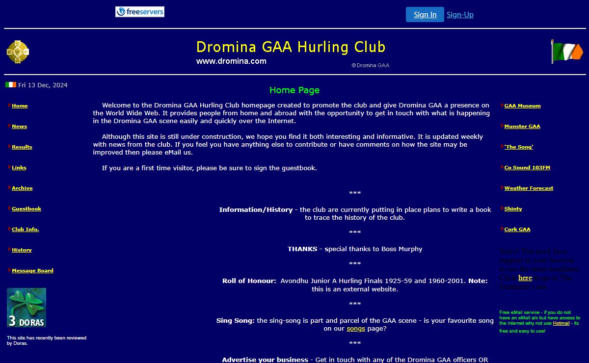 Dromina GAA