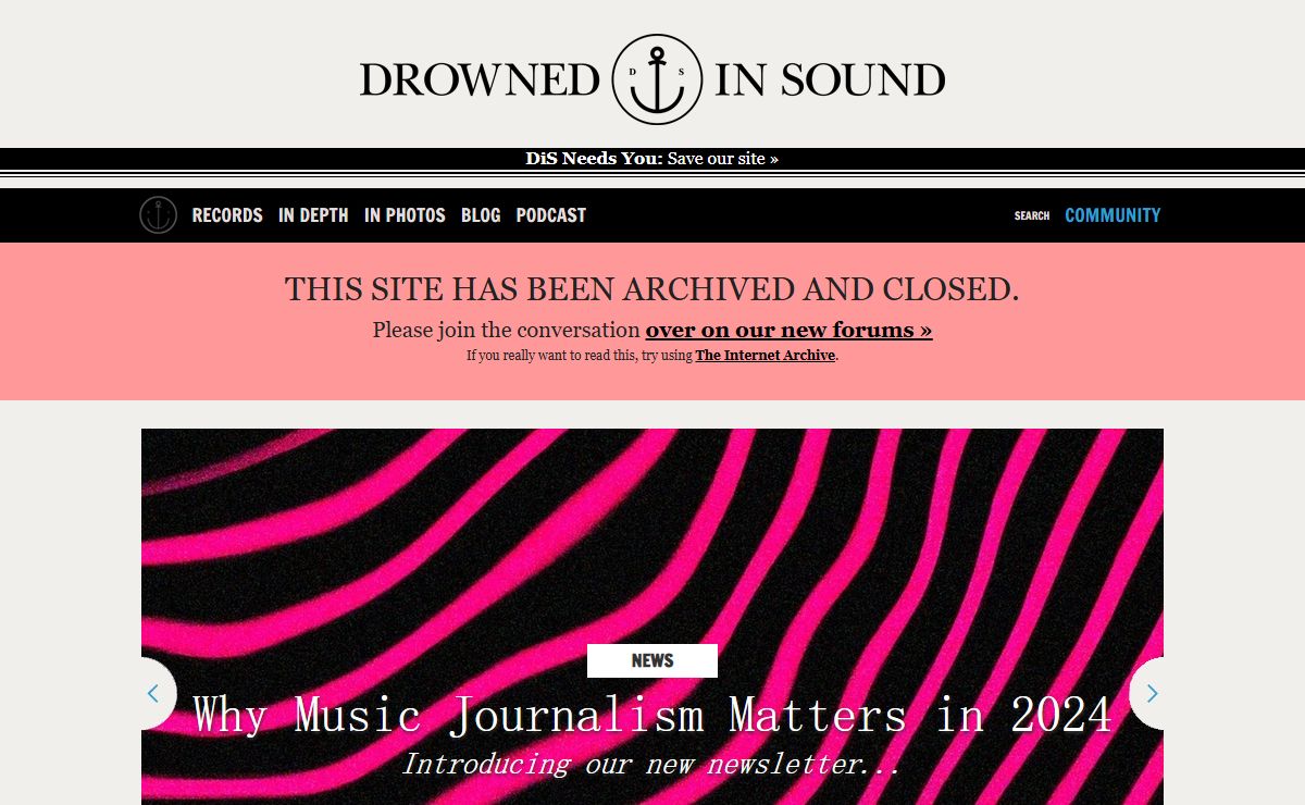 // Drowned In Sound