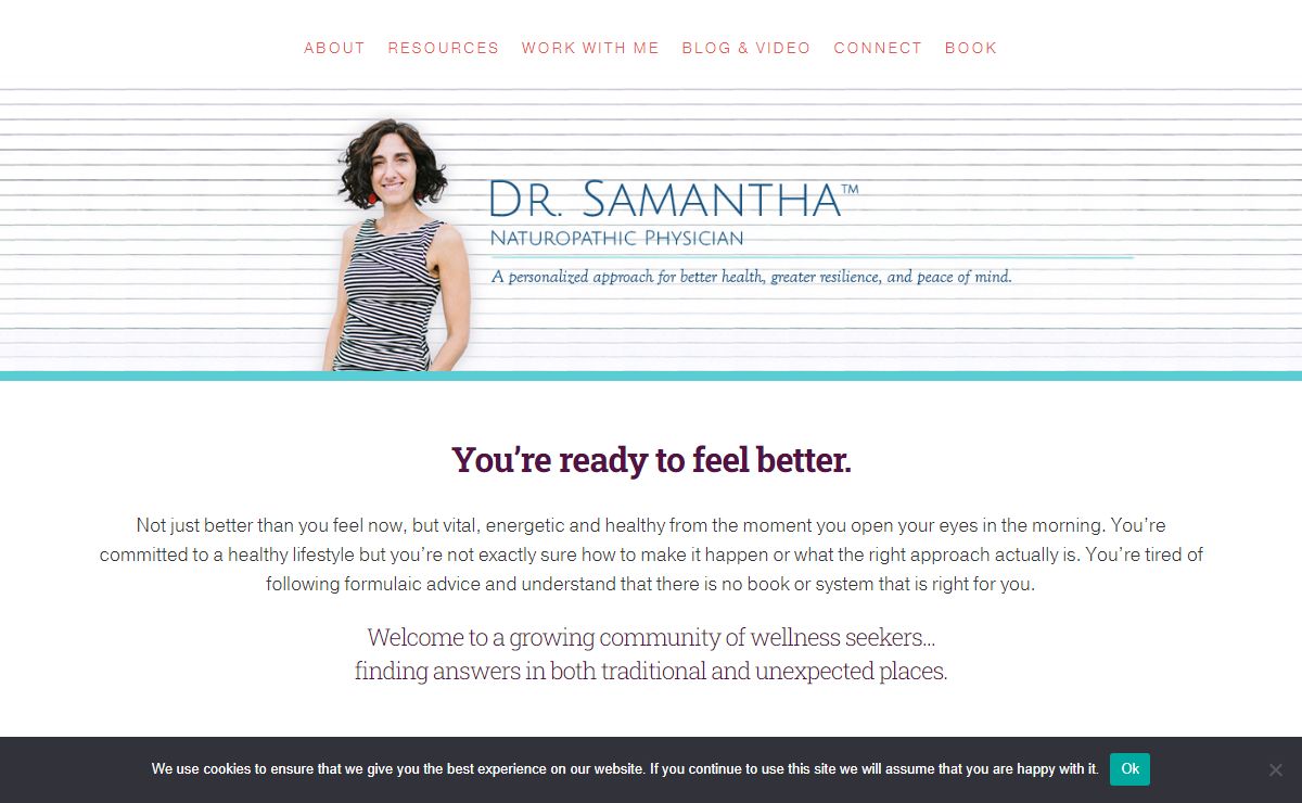 Dr. Samantha Virtual Naturopathic Physician