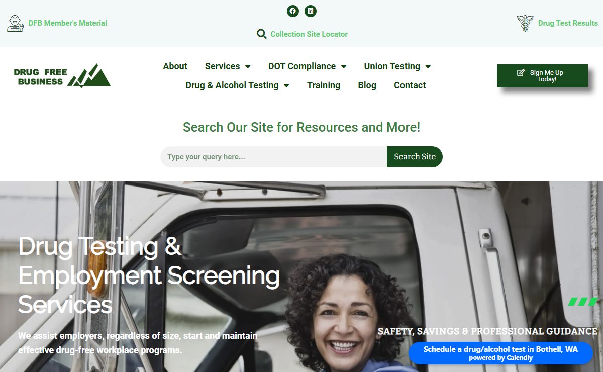 Drug Free Business - Drug Testing Programs for Employers Seattle WA